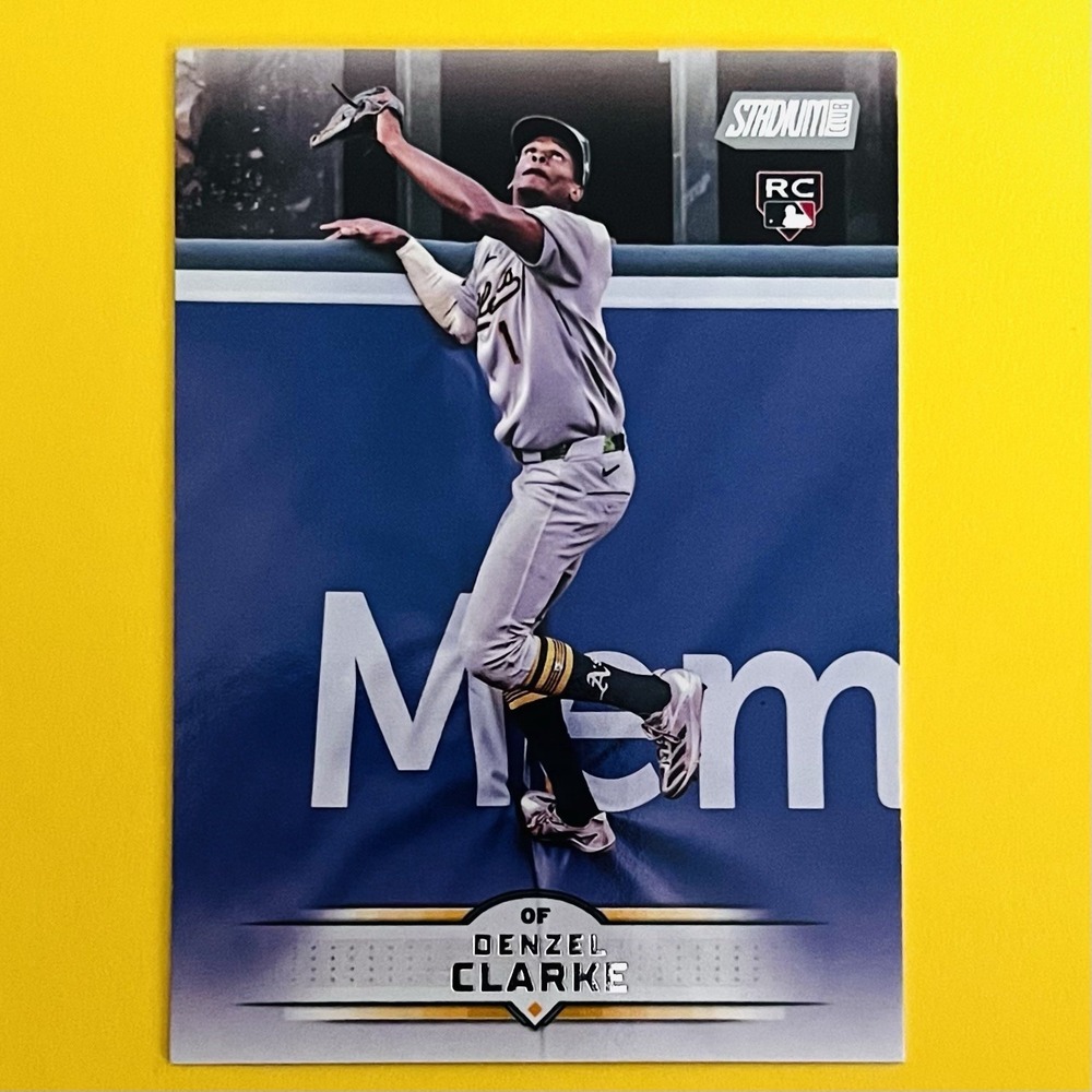 2025 Topps Stadium Club Denzel Clarke RC #31 Oakland Athletics Rookie Card